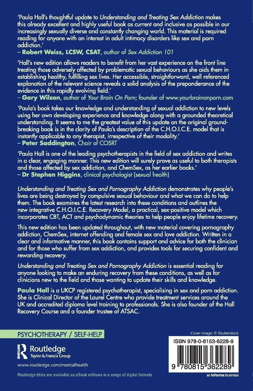 Rückseite: 9780815362289 | Understanding and Treating Sex and Pornography Addiction | Paula Hall