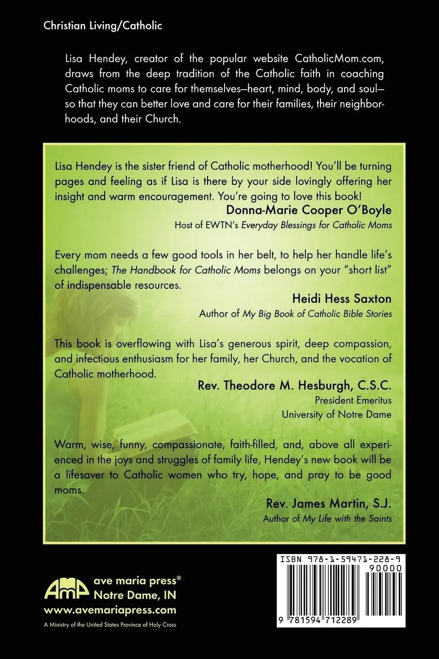 Rückseite: 9781594712289 | The Handbook for Catholic Moms | Lisa M Hendey | Taschenbuch | 2019