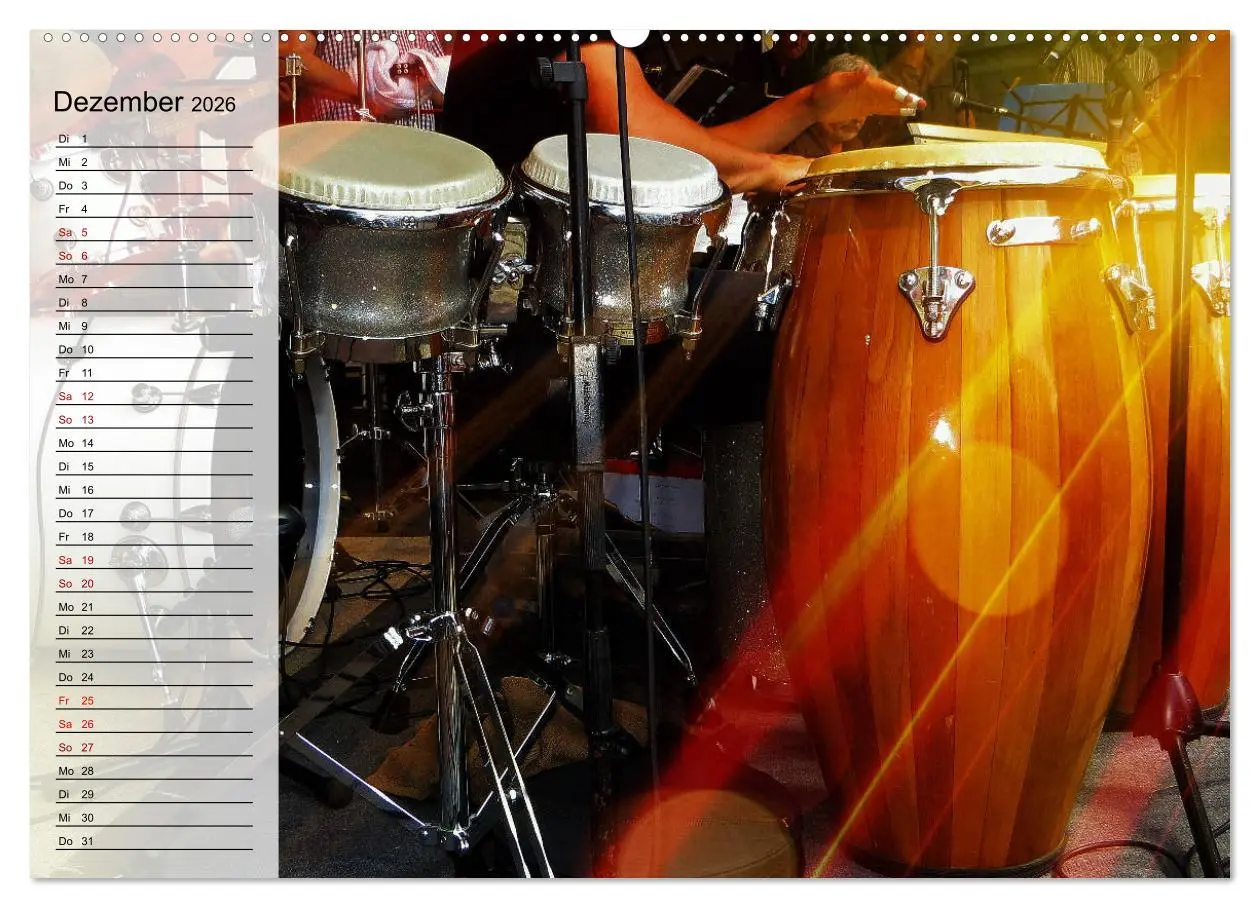 Bild: 9783457752289 | Schlagzeug onstage - "abgerockt" (hochwertiger Premium Wandkalender...