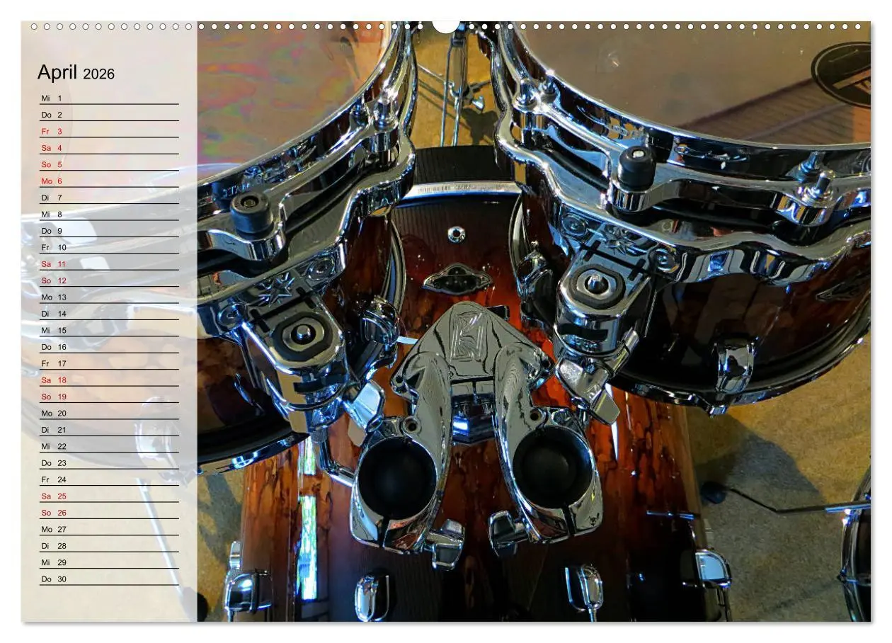 Bild: 9783457752289 | Schlagzeug onstage - "abgerockt" (hochwertiger Premium Wandkalender...