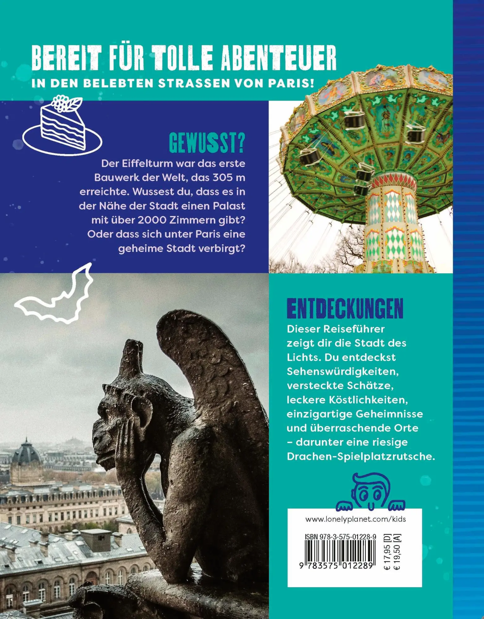 Rückseite: 9783575012289 | LONELY PLANET Kinderreiseführer Der Cityguide für Kids Paris | Towler