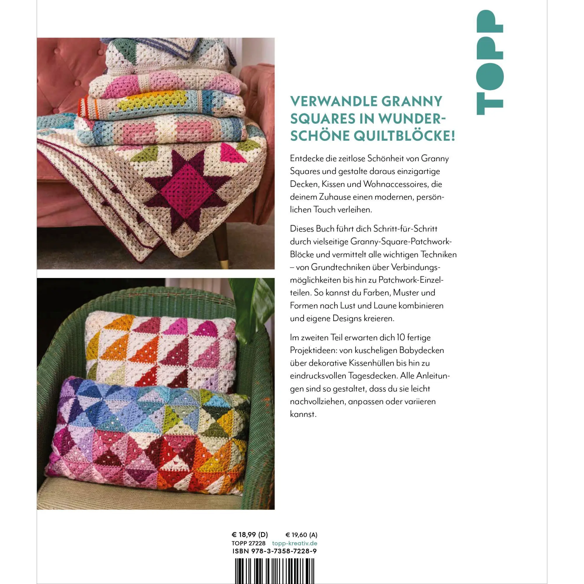 Bild: 9783735872289 | Patchwork Granny Square Decken | Anita Gibney | Taschenbuch | 144 S.