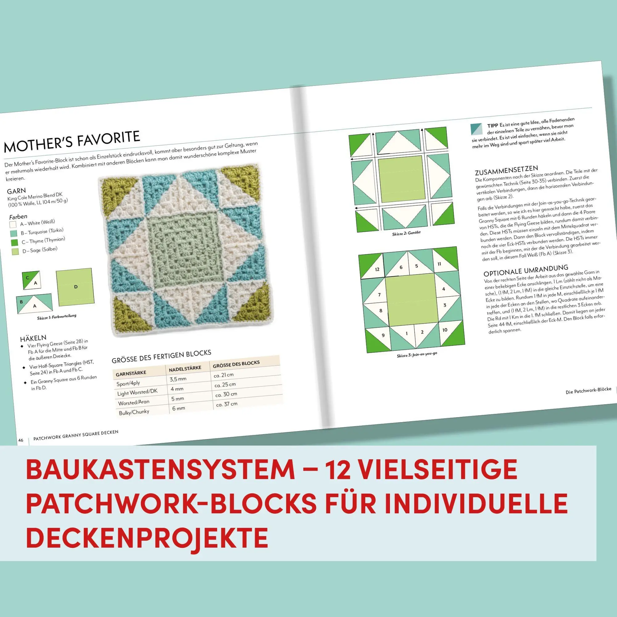 Bild: 9783735872289 | Patchwork Granny Square Decken | Anita Gibney | Taschenbuch | 144 S.