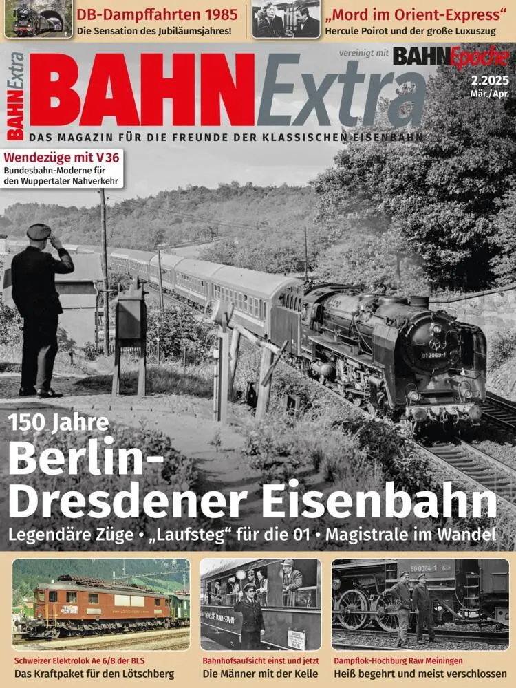 Cover: 9783987022289 | 150 Jahre Berlin-Dresdener Eisenbahn | Bahn Extra 2/2025 | Broschüre