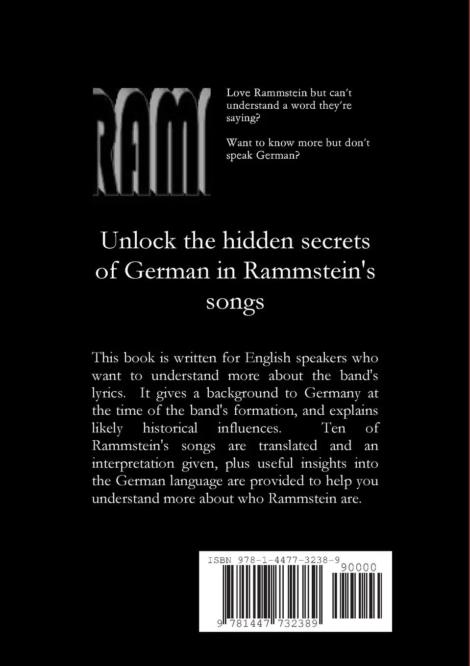 Rückseite: 9781447732389 | Little Black Rammbook | Jackie White | Taschenbuch | Englisch | 2011