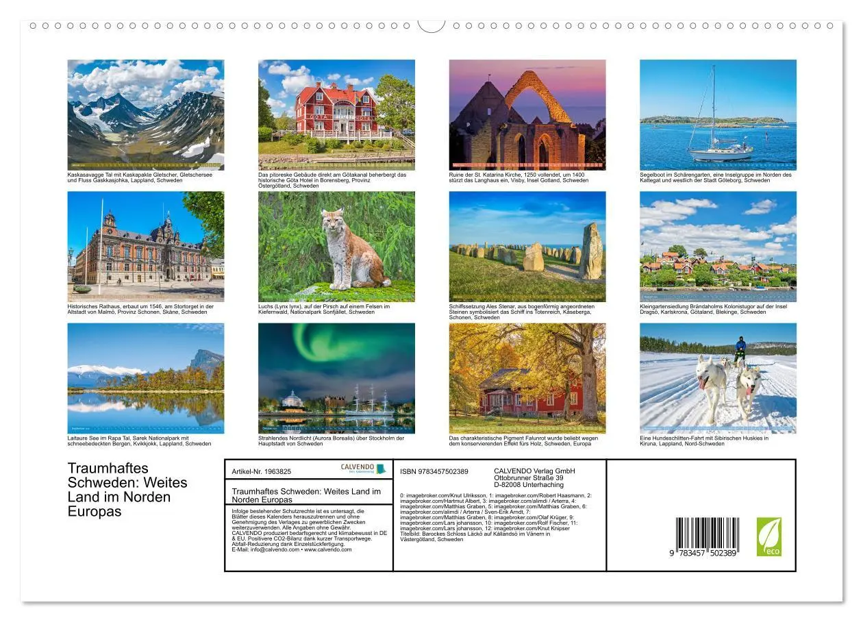 Bild: 9783457502389 | Traumhaftes Schweden: Weites Land im Norden Europas (hochwertiger...