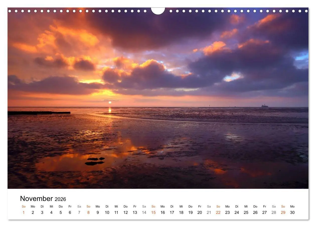 Bild: 9783516072389 | Nordseebad Wremen - Strandimpressionen (Wandkalender 2026 DIN A3...