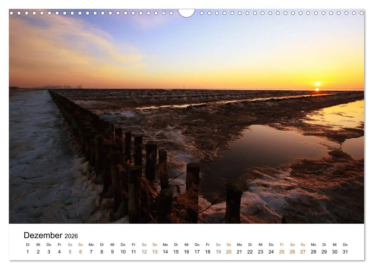 Bild: 9783516072389 | Nordseebad Wremen - Strandimpressionen (Wandkalender 2026 DIN A3...