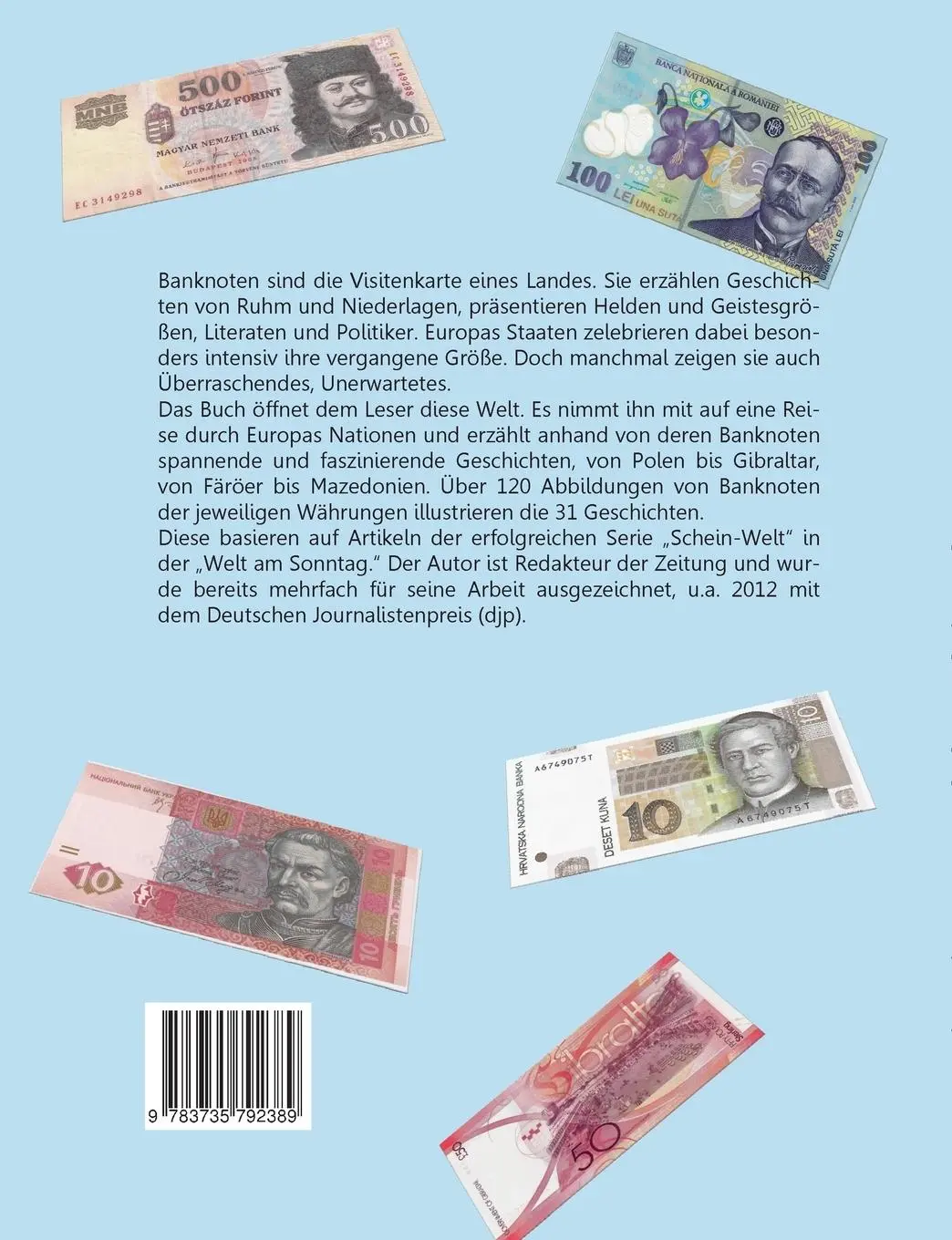 Rückseite: 9783735792389 | Wunderbare Schein-Welt Europas | Frank Stocker | Taschenbuch | 80 S.