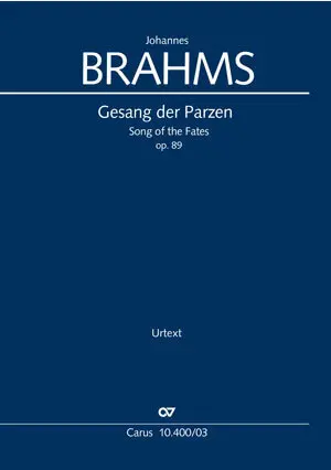 Cover: 9790007262389 | Gesang der Parzen (Klavierauszug) | op.89 | Johannes Brahms | Buch