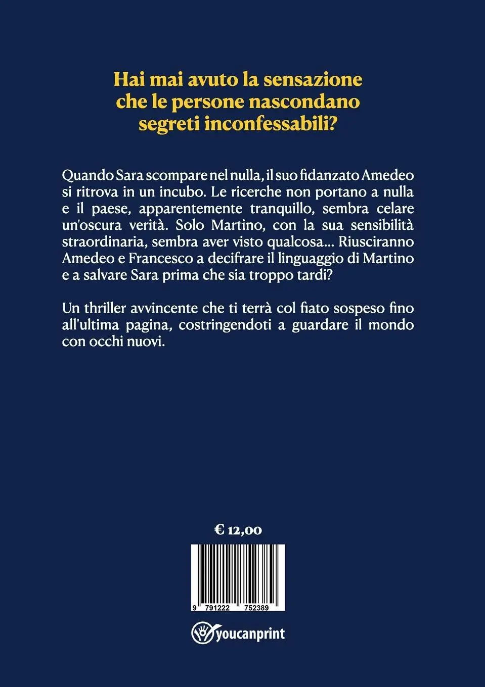 Rückseite: 9791222752389 | Una vittima di troppo | Veronica Rossetti | Taschenbuch | Italienisch