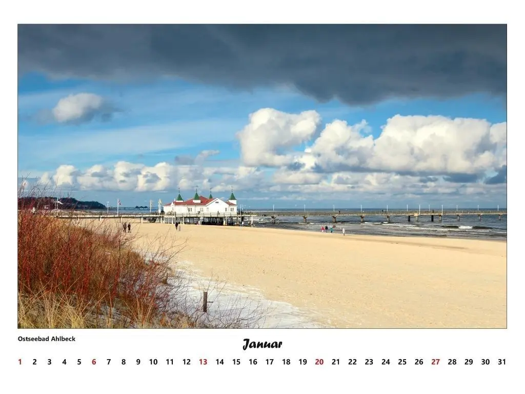 Bild: 9783000242489 | Usedom 2026 | Landschaft, Architektur und Meer | Volker Schrader