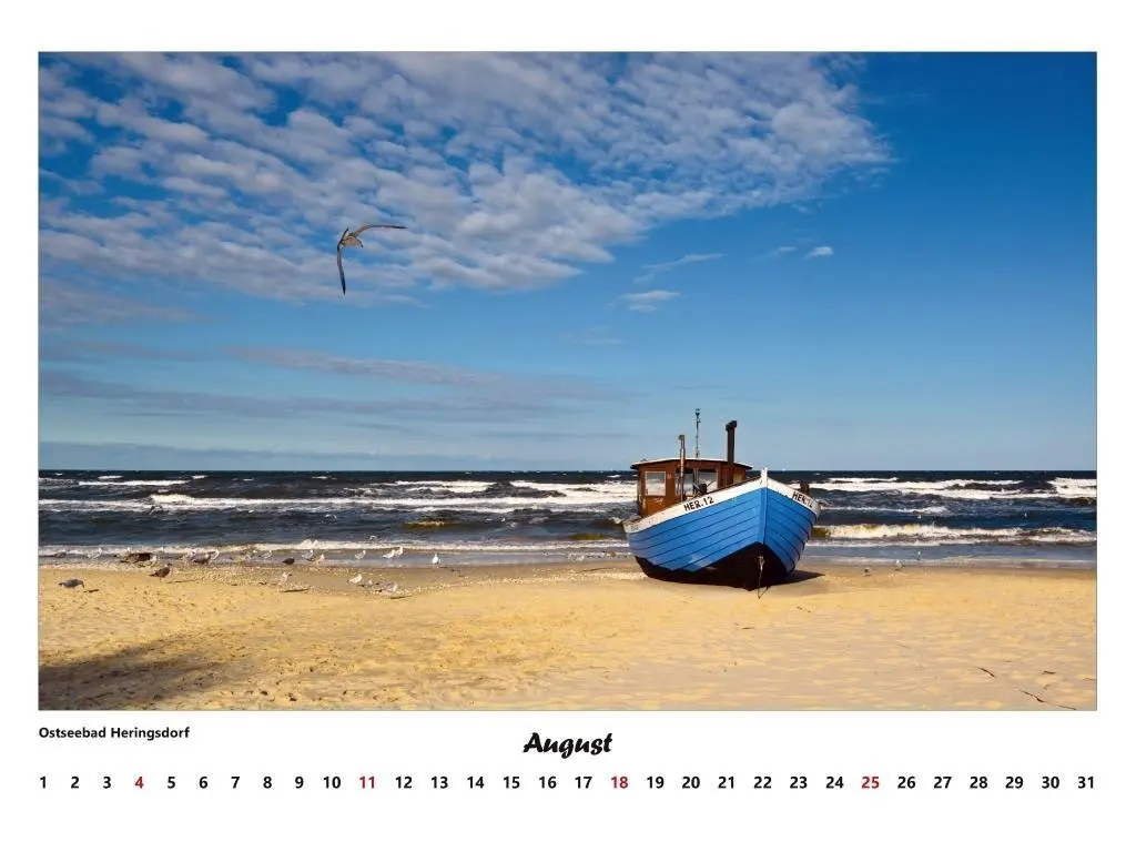 Bild: 9783000242489 | Usedom 2026 | Landschaft, Architektur und Meer | Volker Schrader