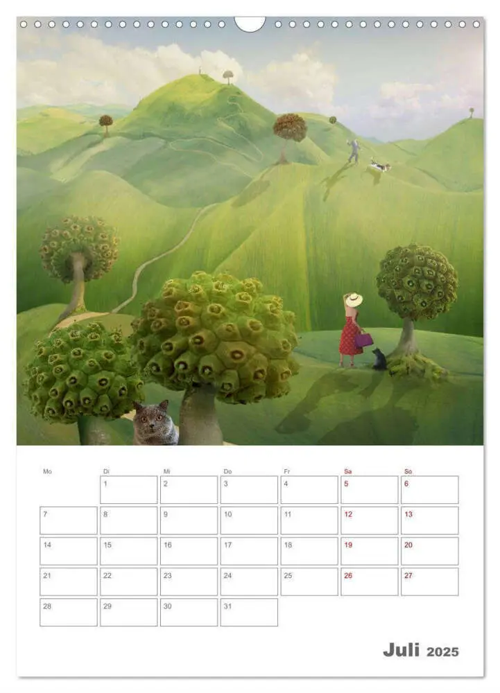 Bild: 9783435952489 | Surrealistische Reisen (Wandkalender 2025 DIN A3 hoch), CALVENDO...