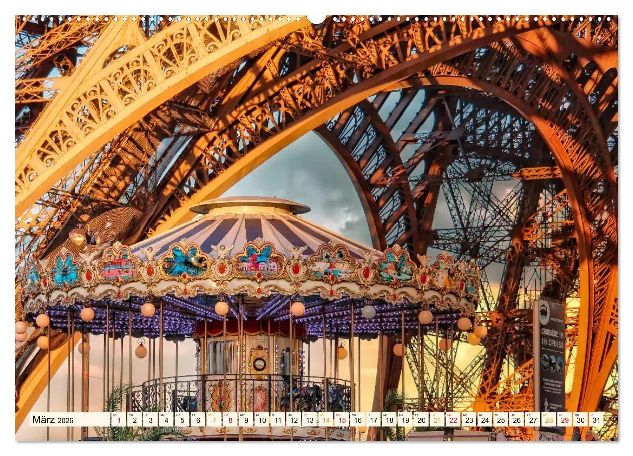 Bild: 9783457732489 | Eiffelturm - Ikone der Architektur (Wandkalender 2026 DIN A2 quer),...