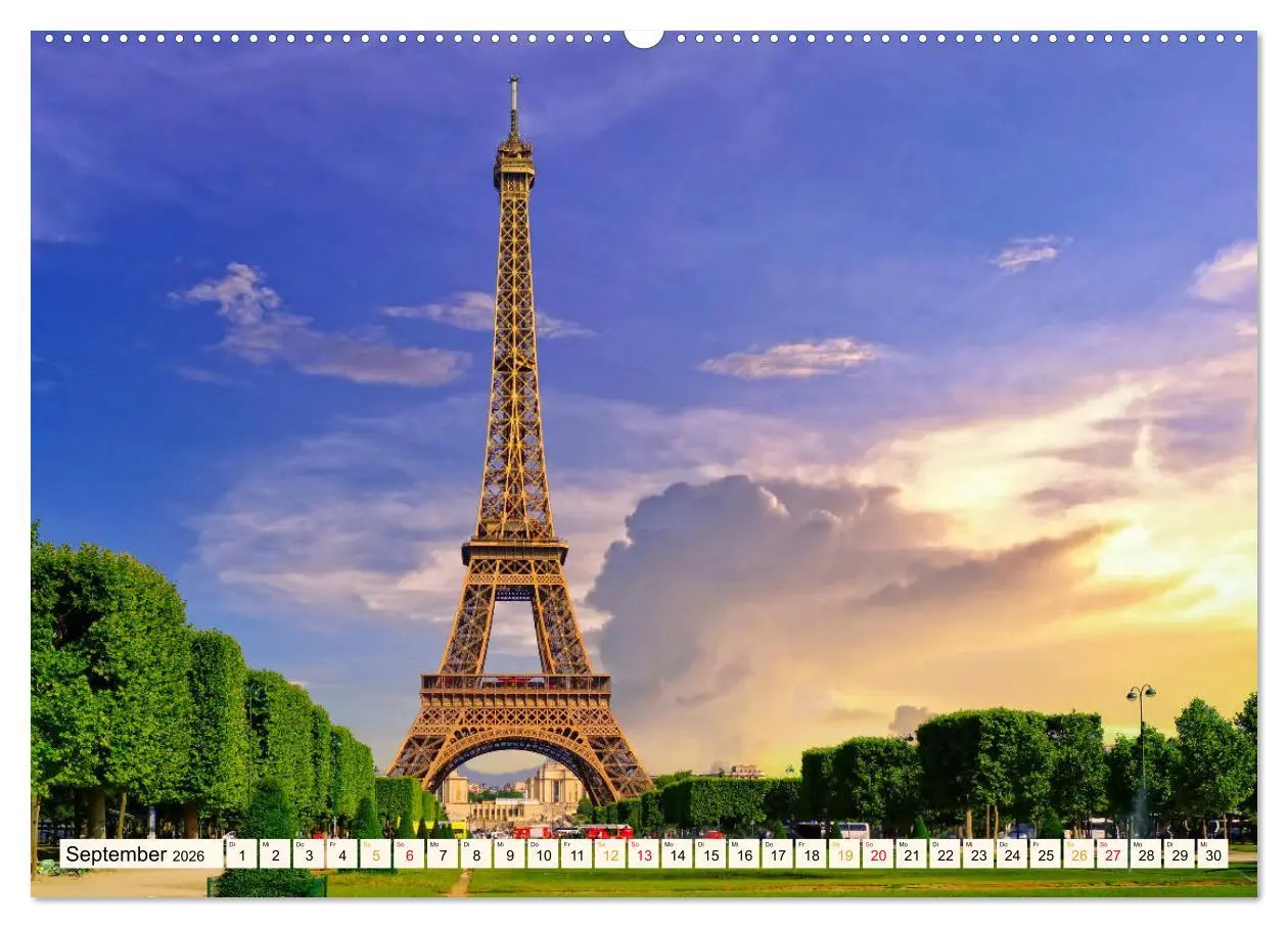 Bild: 9783457732489 | Eiffelturm - Ikone der Architektur (Wandkalender 2026 DIN A2 quer),...