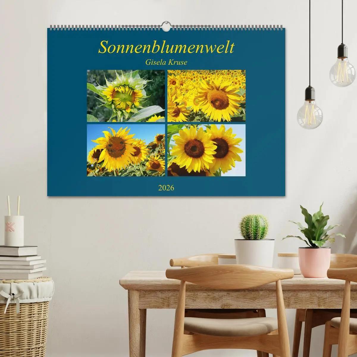 Bild: 9783457802489 | Sonnenblumenwelt (Wandkalender 2026 DIN A2 quer), CALVENDO...