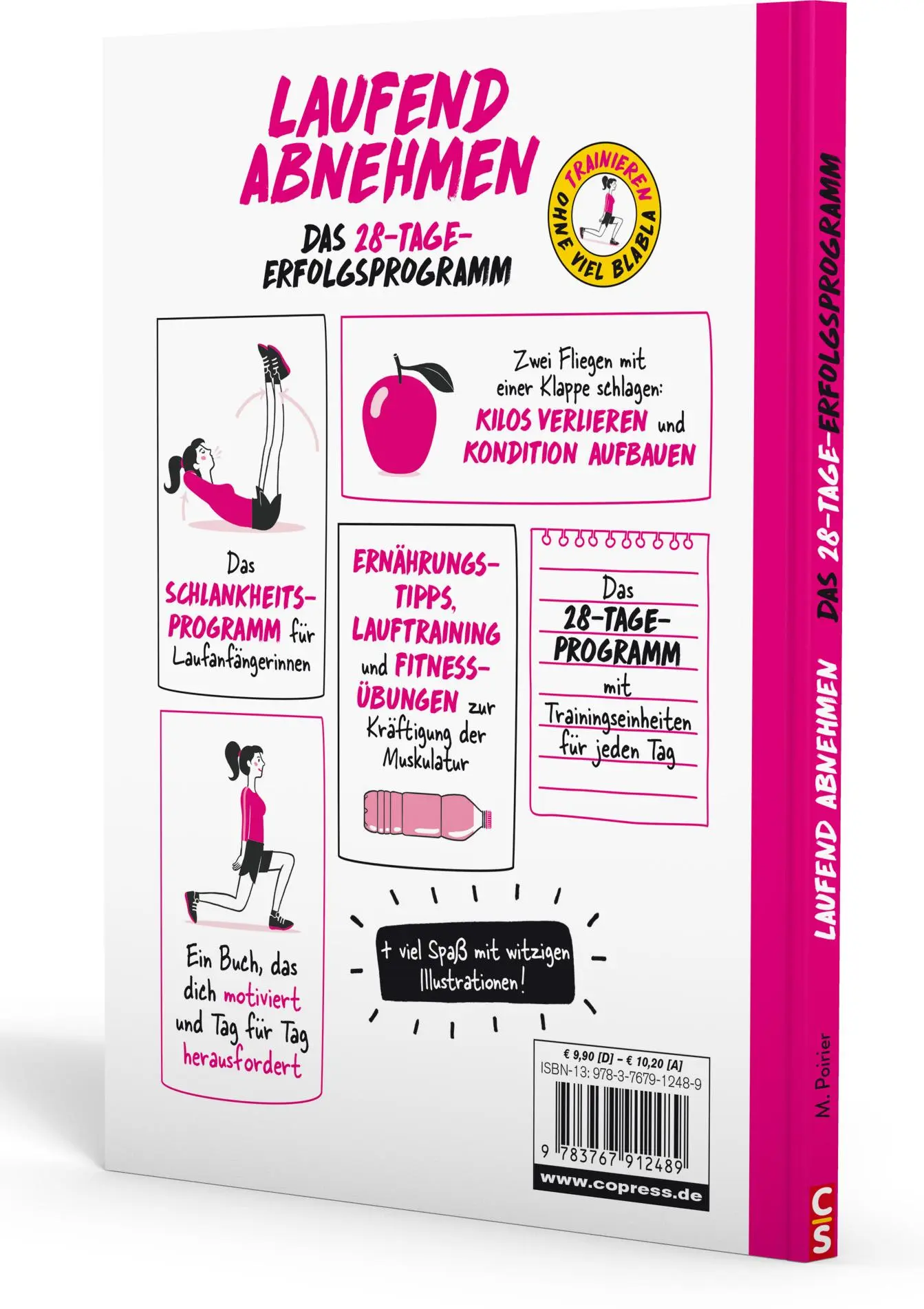 Rückseite: 9783767912489 | Laufend abnehmen | Marie Poirier (u. a.) | Taschenbuch | 64 S. | 2019
