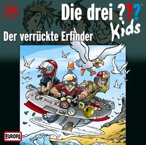 Cover: 9783803232489 | Die drei ??? Kids 39. Der verrückte Erfinder (drei Fragezeichen) CD