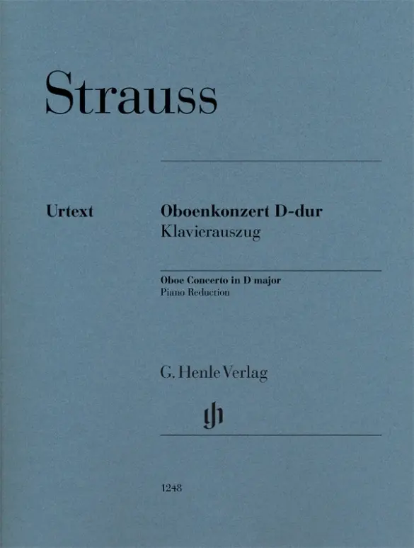 Cover: 9790201812489 | Richard Strauss - Oboenkonzert D-dur | Besetzung: Oboe und Klavier