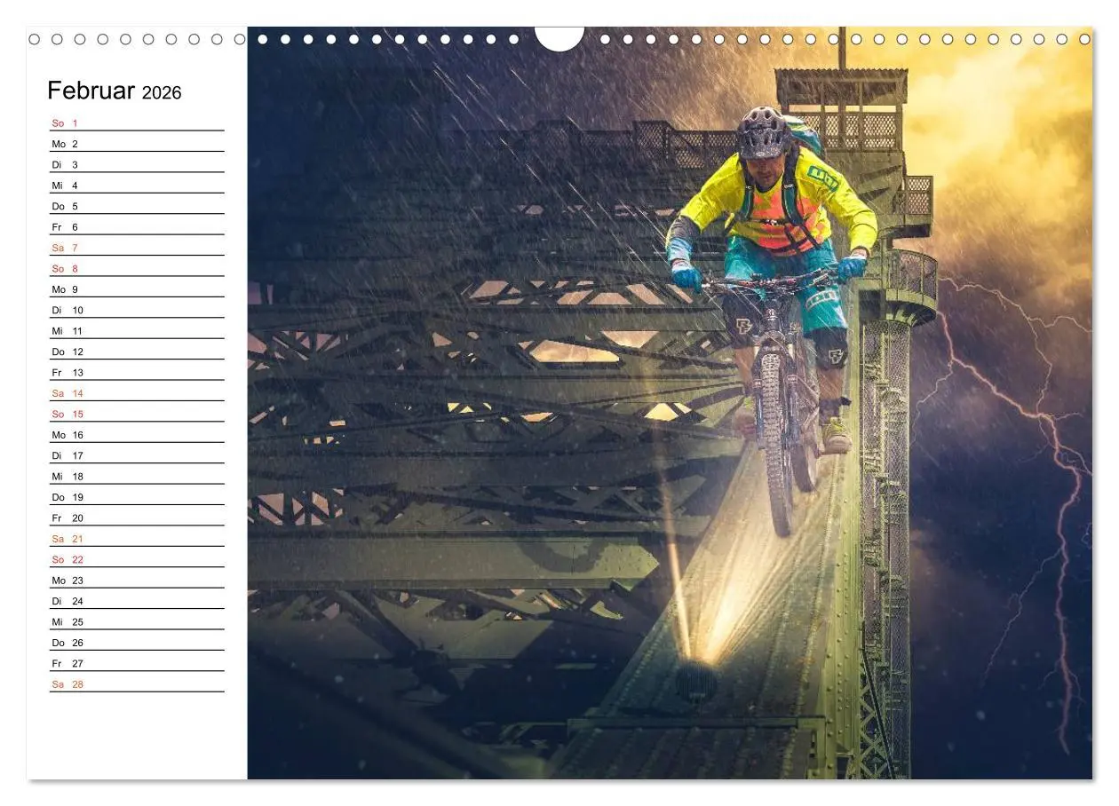 Bild: 9783457962589 | Mountainbike Trails (Wandkalender 2026 DIN A3 quer), CALVENDO...