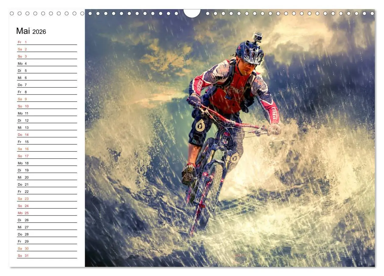 Bild: 9783457962589 | Mountainbike Trails (Wandkalender 2026 DIN A3 quer), CALVENDO...