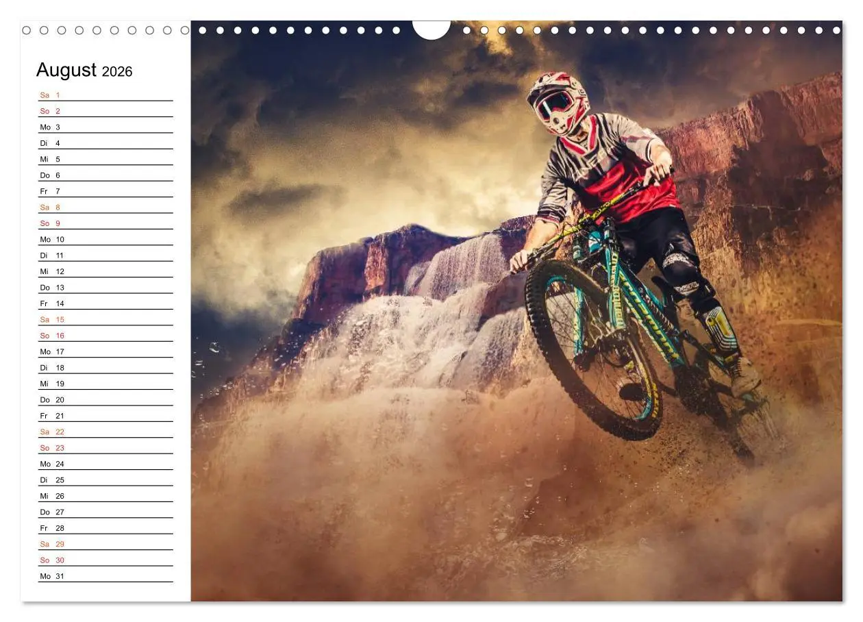 Bild: 9783457962589 | Mountainbike Trails (Wandkalender 2026 DIN A3 quer), CALVENDO...