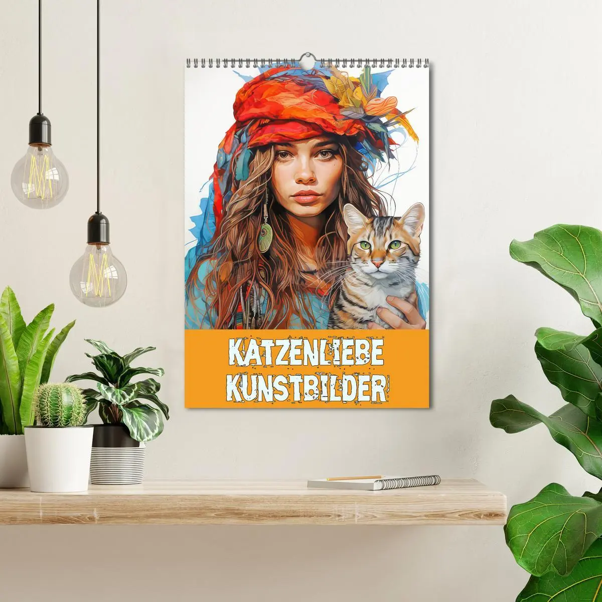Bild: 9783516292589 | Katzenliebe Kunstbilder (Wandkalender 2026 DIN A3 hoch), CALVENDO...