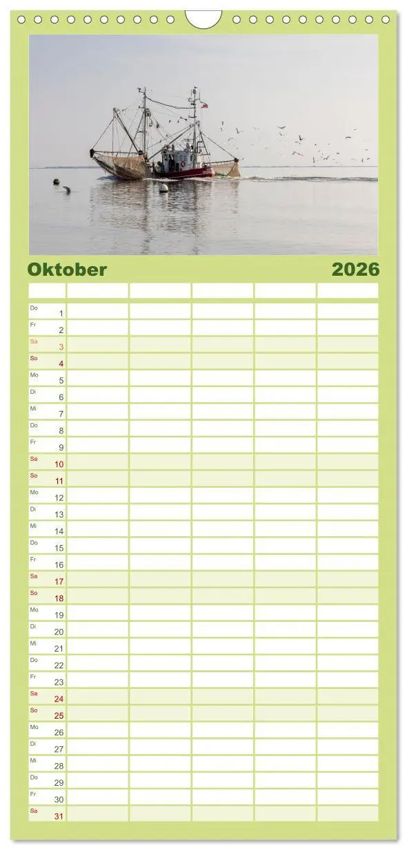 Bild: 9783516502589 | Familienplaner 2026 - Büsum - Urlaub an der Nordsee mit 5 Spalten...