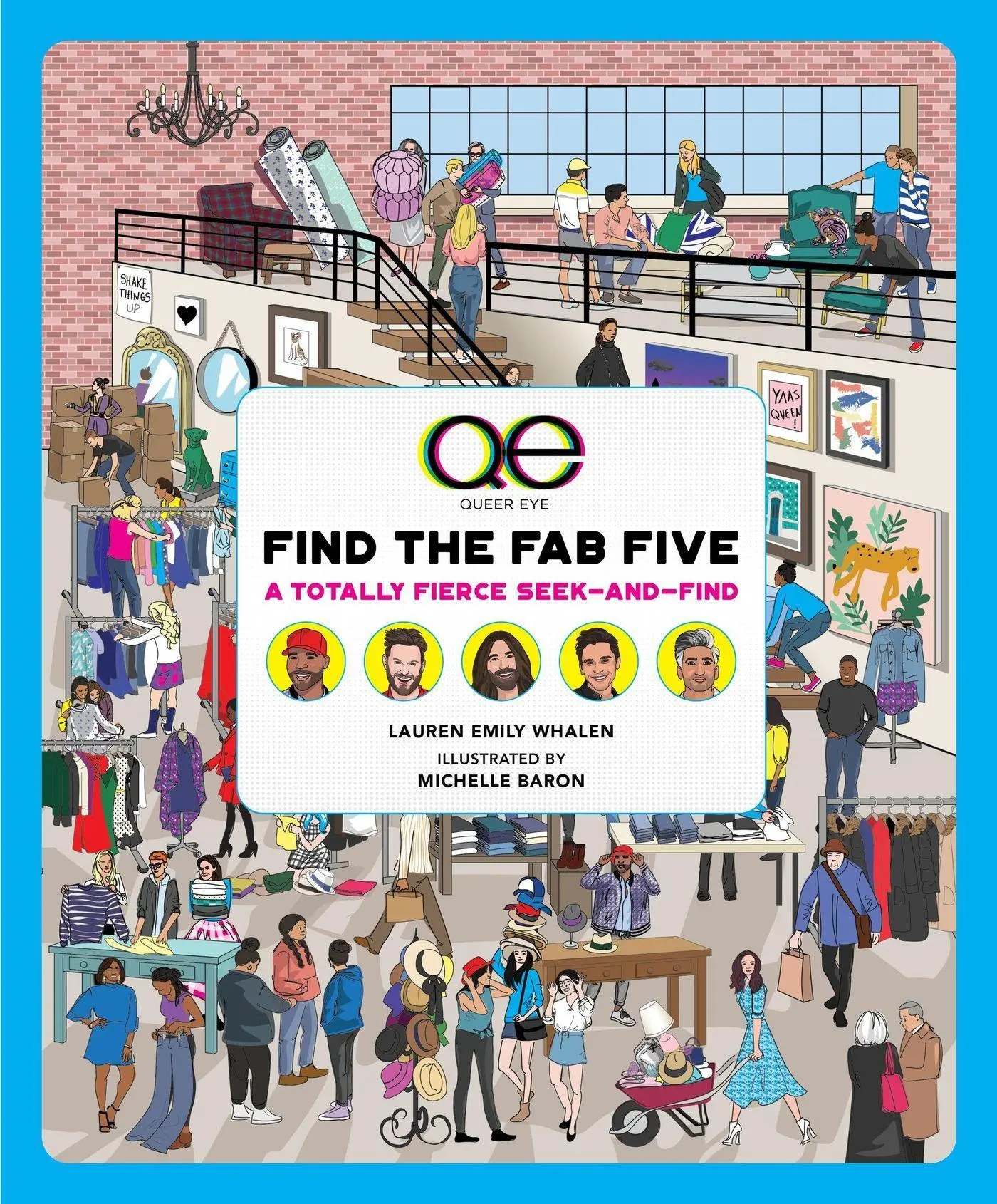 Cover: 9780762482689 | Queer Eye: Find the Fab Five | A Totally Fierce Seek-And-Find | Whalen