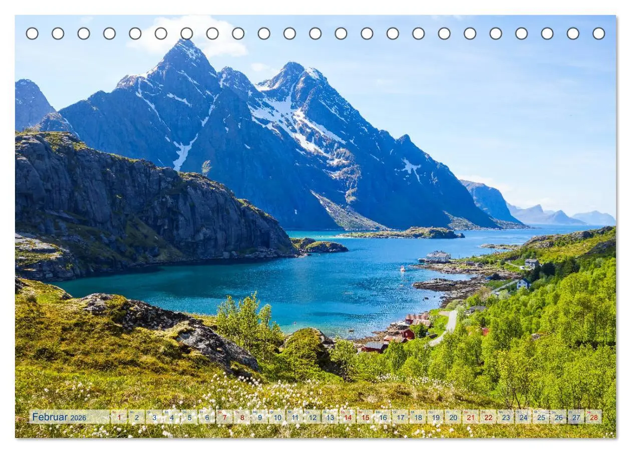 Bild: 9783457882689 | Die Lofoten - Eine Bilder-Reise (Tischkalender 2026 DIN A5 quer),...