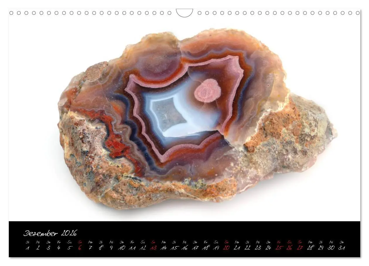 Bild: 9783457952689 | Achate - Naturwunder (Wandkalender 2026 DIN A3 quer), CALVENDO...