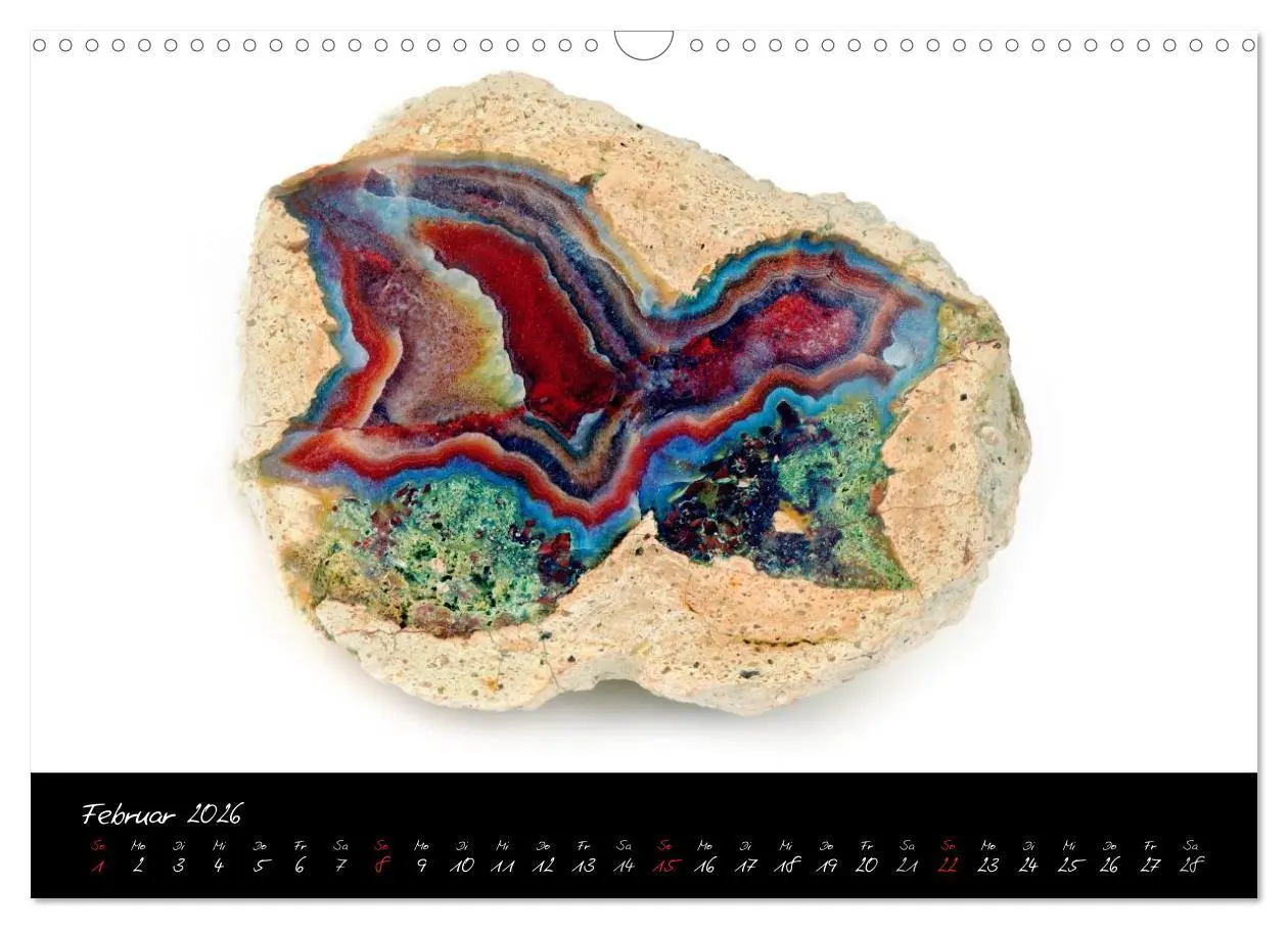 Bild: 9783457952689 | Achate - Naturwunder (Wandkalender 2026 DIN A3 quer), CALVENDO...