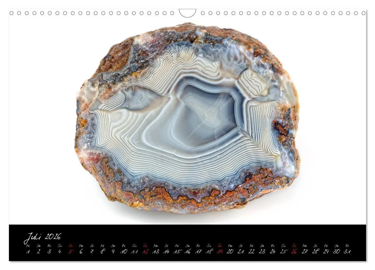 Bild: 9783457952689 | Achate - Naturwunder (Wandkalender 2026 DIN A3 quer), CALVENDO...