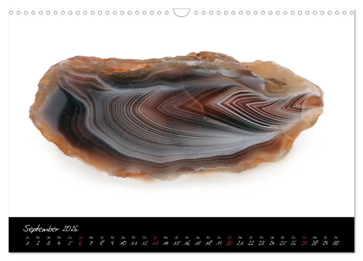 Bild: 9783457952689 | Achate - Naturwunder (Wandkalender 2026 DIN A3 quer), CALVENDO...