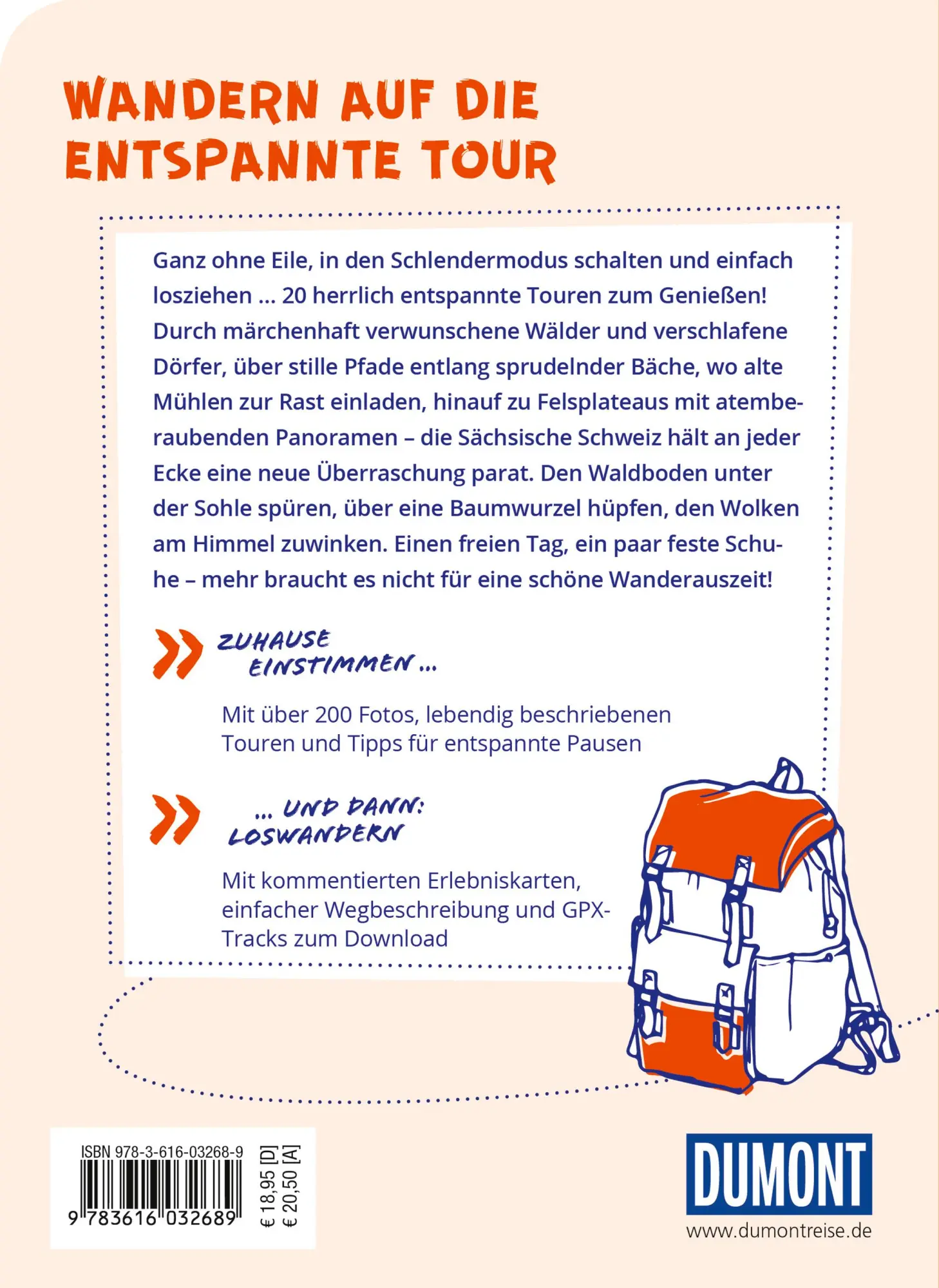 Rückseite: 9783616032689 | DUMONT Wanderzeit in der Sächsischen Schweiz | Jenny Menzel | Buch