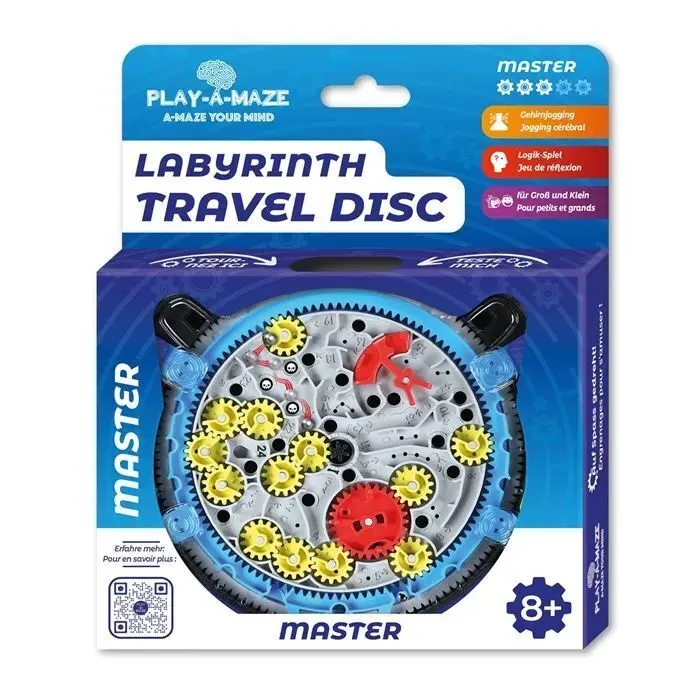 Bild: 7640250152789 | PLAY-A-MAZE - Labyrinth Travel Disc MASTER | Spiel | Deutsch | 2025