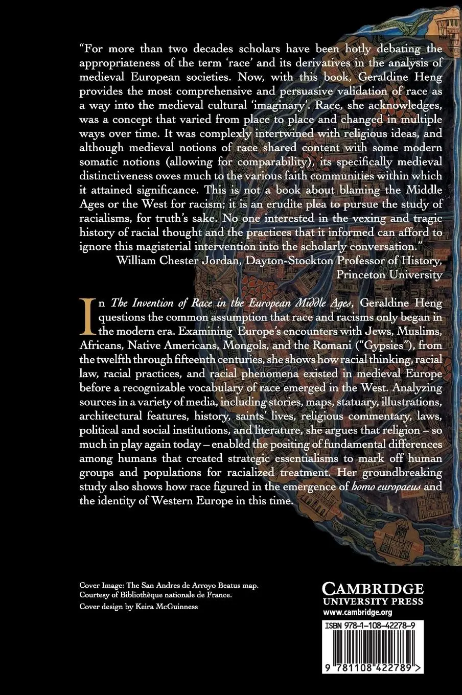 Rückseite: 9781108422789 | The Invention of Race in the European Middle Ages | Geraldine Heng