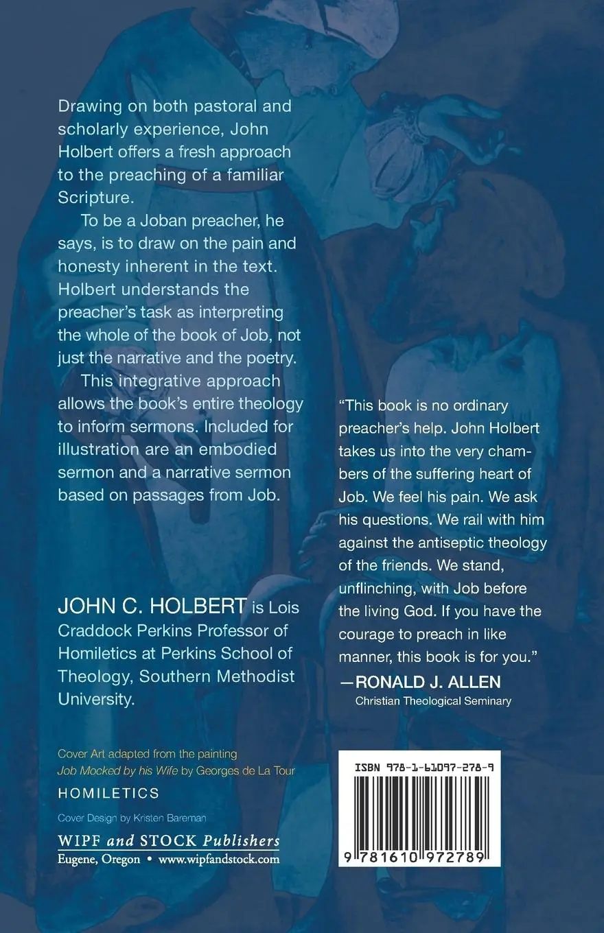 Rückseite: 9781610972789 | Preaching Job | John C. Holbert | Taschenbuch | Englisch | 2011