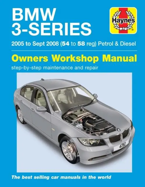Cover: 9781785212789 | BMW 3-Series Petrol &amp; Diesel (05 - Sept 08) Haynes Repair Manual