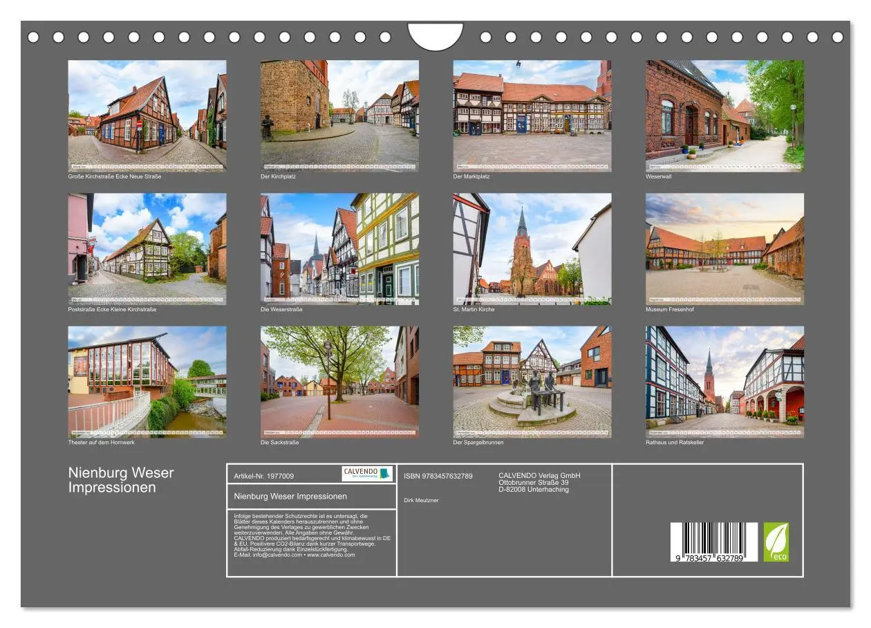 Bild: 9783457632789 | Nienburg Weser Impressionen (Wandkalender 2026 DIN A4 quer),...