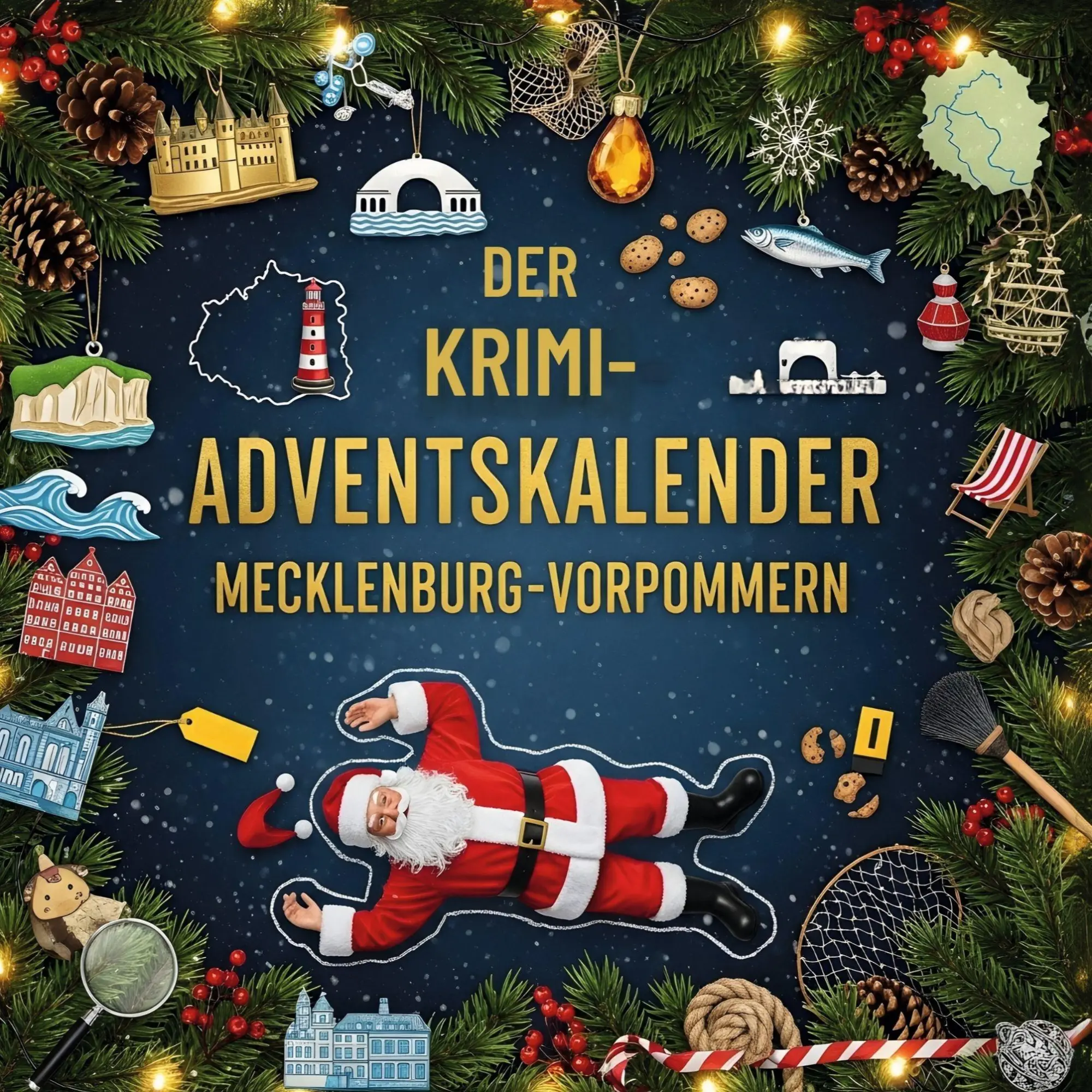Cover: 9783695302789 | Der Krimi-Adventskalender Mecklenburg-Vorpommern | Clara Schäfer