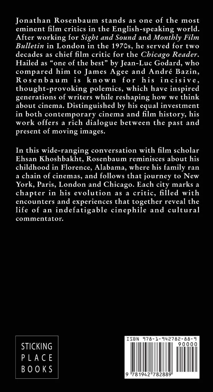 Rückseite: 9781942782889 | Travels in the Cities of Cinema | Jonathan Rosenbaum (u. a.) | Buch