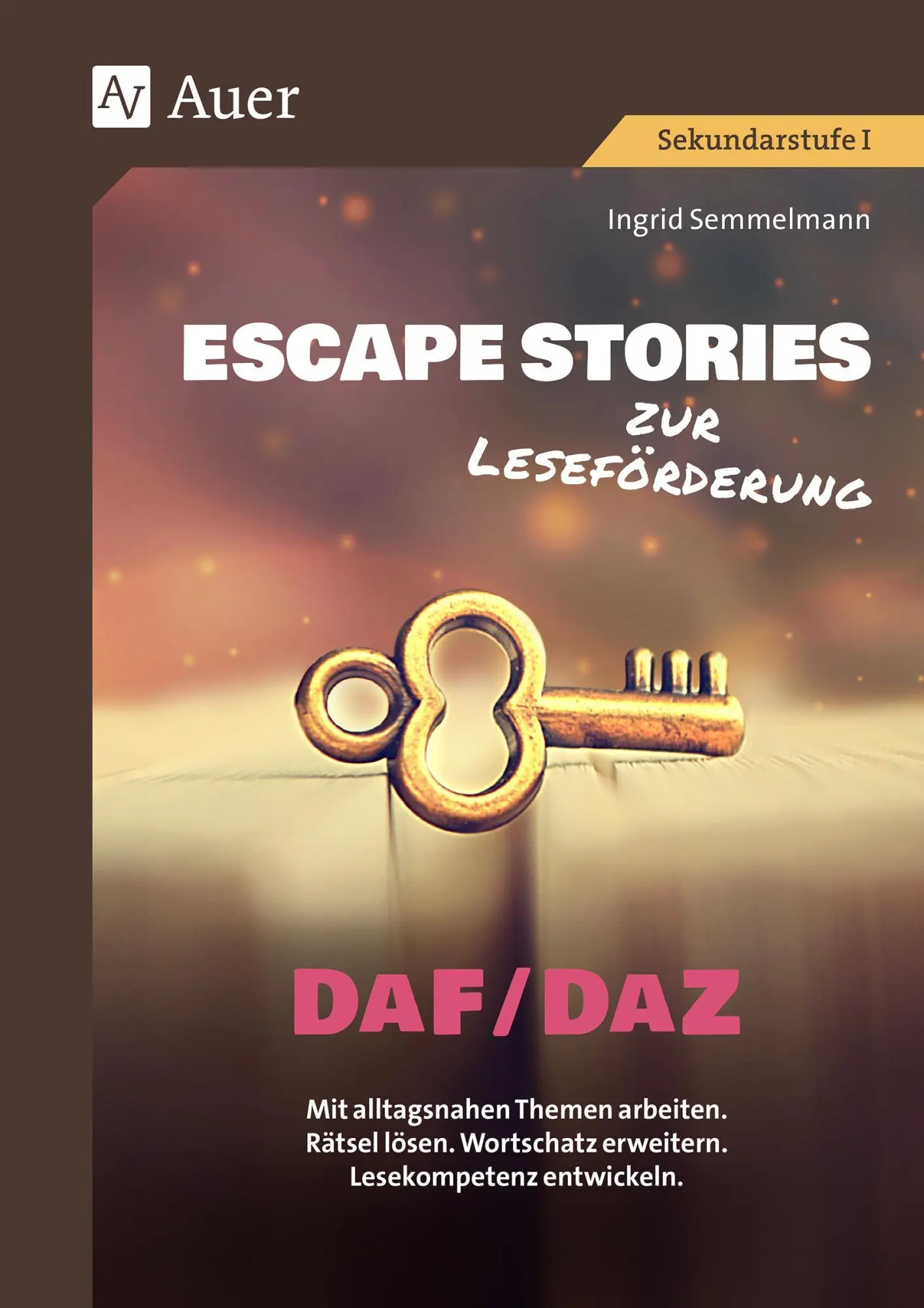Cover: 9783403092889 | Escape Stories zur Leseförderung DaF und DaZ | Ingrid Semmelmann