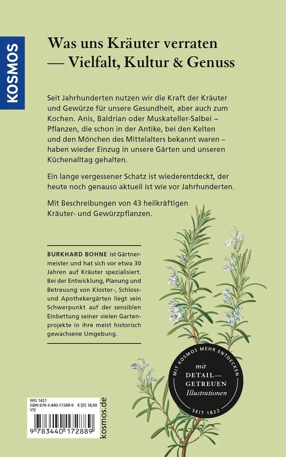 Bild: 9783440172889 | Kräuterwissen aus alter Zeit | Burkhard Bohne | Buch | 208 S. | 2021