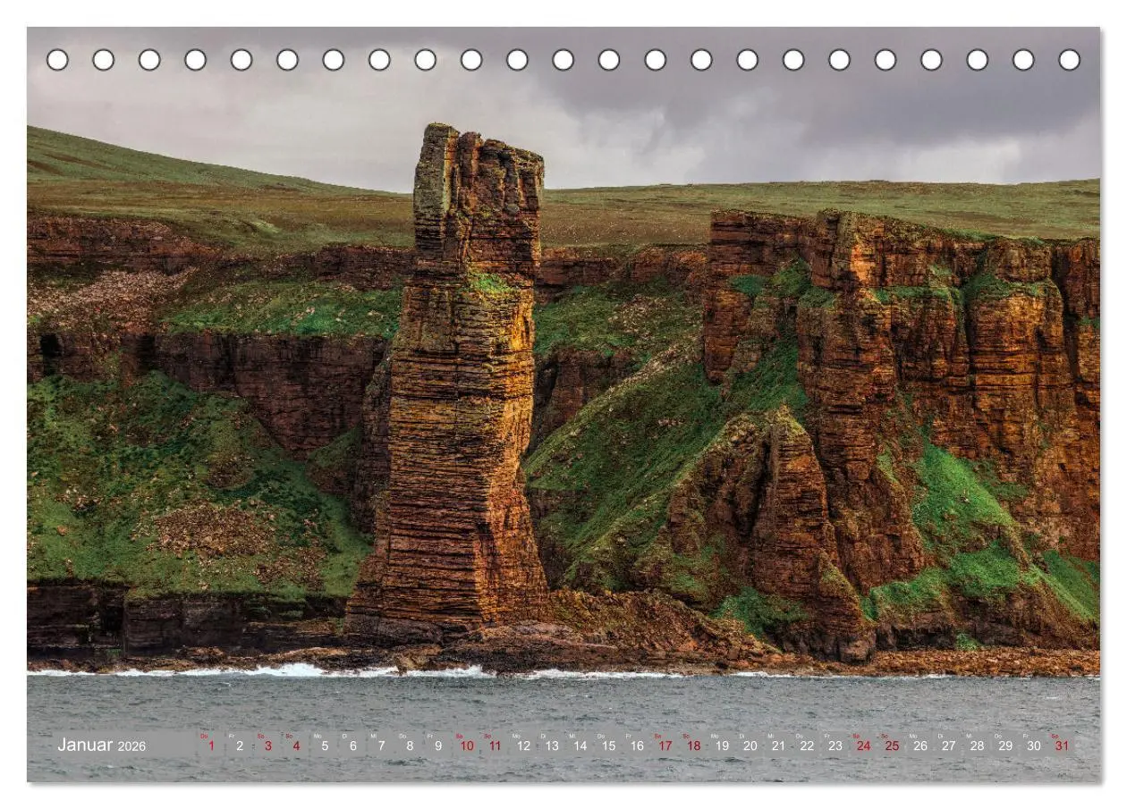 Bild: 9783457482889 | Orkney, Inselwelten aus Licht und Legenden. (Tischkalender 2026 DIN...