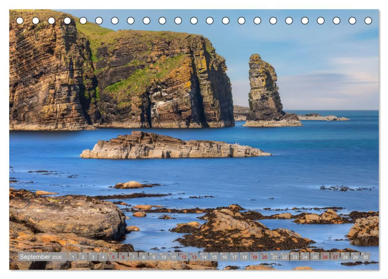 Bild: 9783457482889 | Orkney, Inselwelten aus Licht und Legenden. (Tischkalender 2026 DIN...