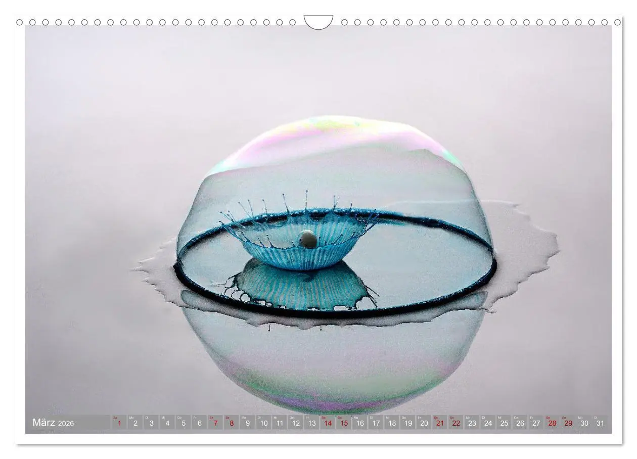 Bild: 9783457622889 | Getropft (Wandkalender 2026 DIN A3 quer), CALVENDO Monatskalender