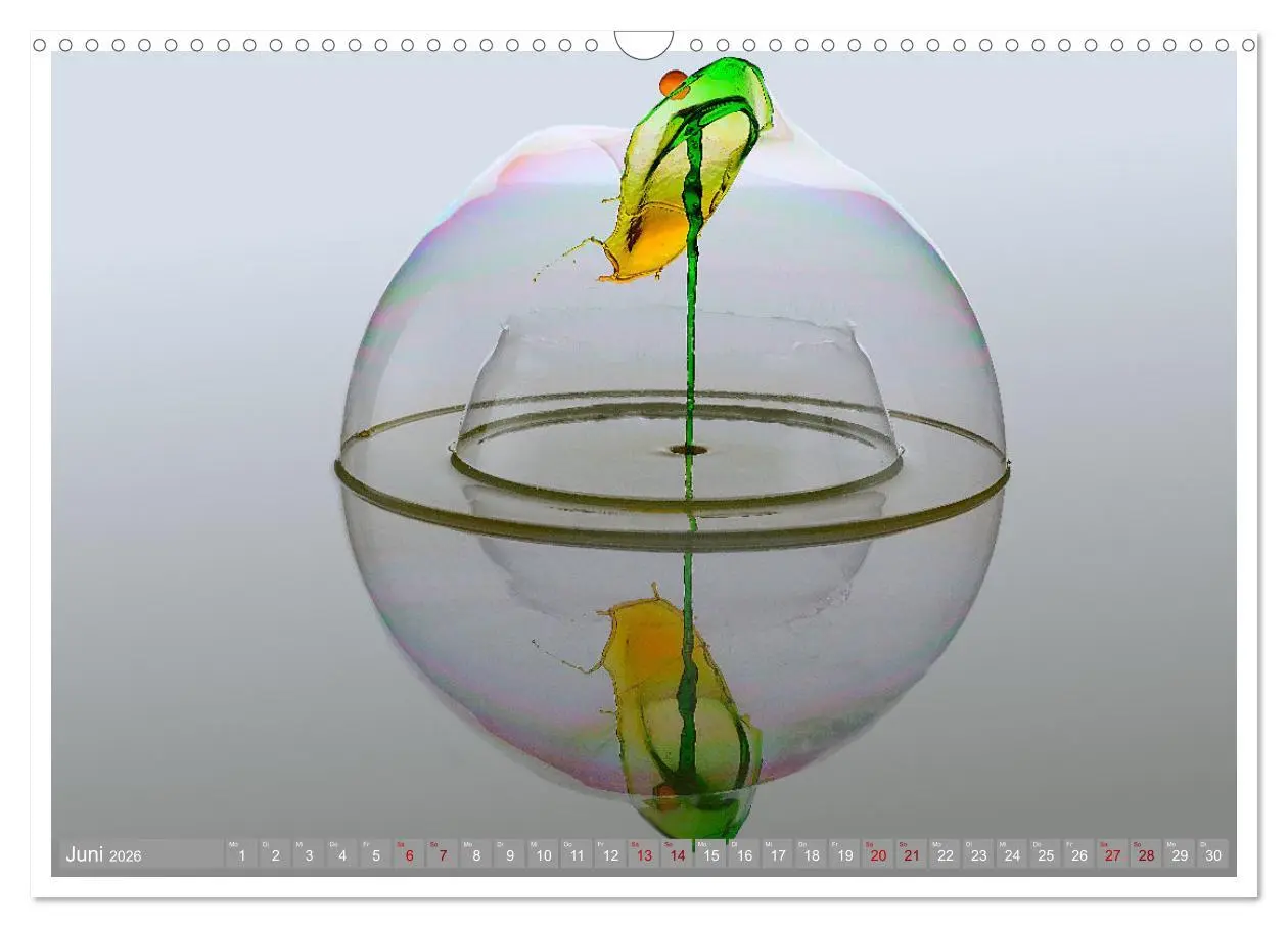 Bild: 9783457622889 | Getropft (Wandkalender 2026 DIN A3 quer), CALVENDO Monatskalender