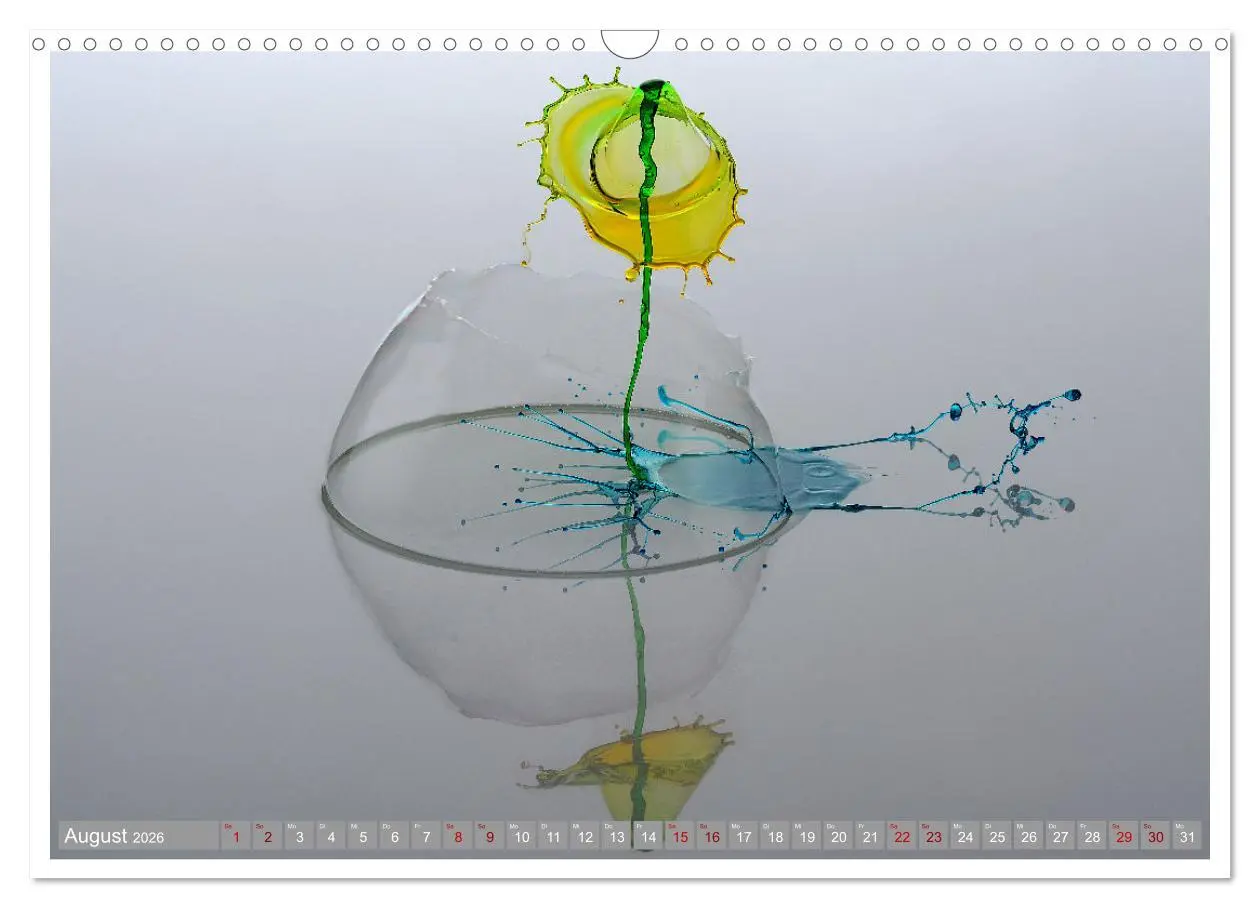Bild: 9783457622889 | Getropft (Wandkalender 2026 DIN A3 quer), CALVENDO Monatskalender